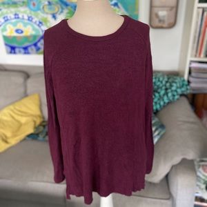 American Eagle Soft & Sexy Plush Sweater S Long Sleeve Maroon Viscose VGUC